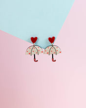 Cargar imagen en el visor de la galería, Bajo la lluvia ROJO botón - Colección Domingo