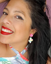 Cargar imagen en el visor de la galería, Pendientes Cactus de amor - Viva la vida