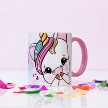 Cargar imagen en el visor de la galería, Taza coleccionable de Unicornio Aduchis arco iris