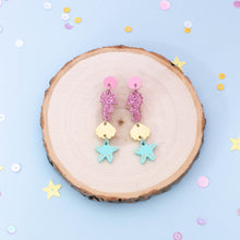 Cargar imagen en el visor de la galería, Pendientes Brilli brilli marino