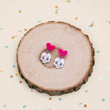 Cargar imagen en el visor de la galería, Pendientes La vida es un teatro - Viva la vida