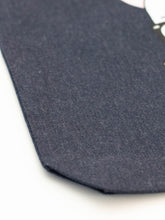 Cargar imagen en el visor de la galería, Tote bag azul de algodón unicornio Lolo rockero