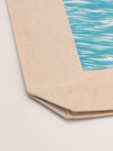 Cargar imagen en el visor de la galería, Tote bag beige de algodón unicornio Aduchis vitamin sea