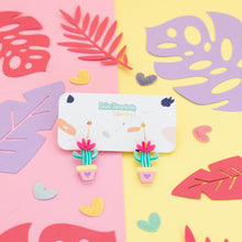 Cargar imagen en el visor de la galería, Pendientes Cactus abrázame