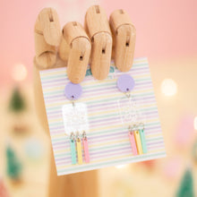 Cargar imagen en el visor de la galería, Pendiente navidad hippie