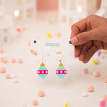 Cargar imagen en el visor de la galería, Bola de navidad minty pink