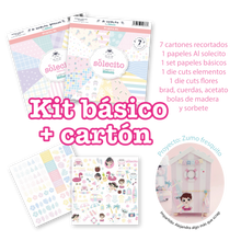 Cargar imagen en el visor de la galería, Kit curso ZUMO FRESQUITO Alejandra Algo más que Scrap (incluye cartón ) - AL SOLECITO
