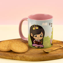 Cargar imagen en el visor de la galería, Taza Dragón, princesa leyendo
