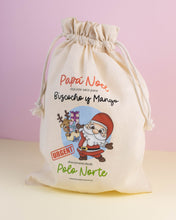 Cargar imagen en el visor de la galería, Bolsa navideña papa noel ROJO - Dulce Decoración
