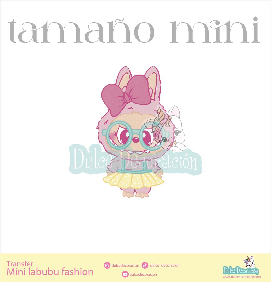 Mini labubu fashion (TAMAÑO PEQUEÑO)