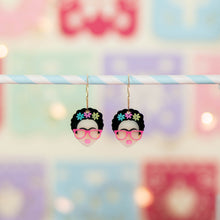 Cargar imagen en el visor de la galería, Pendientes Frida lovers - Viva la vida
