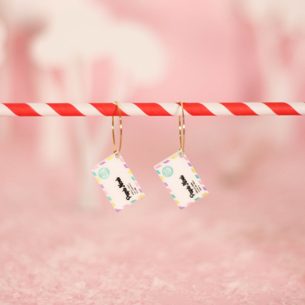 Pendientes Carta papa noel - Colección Magia Dulce Decoración