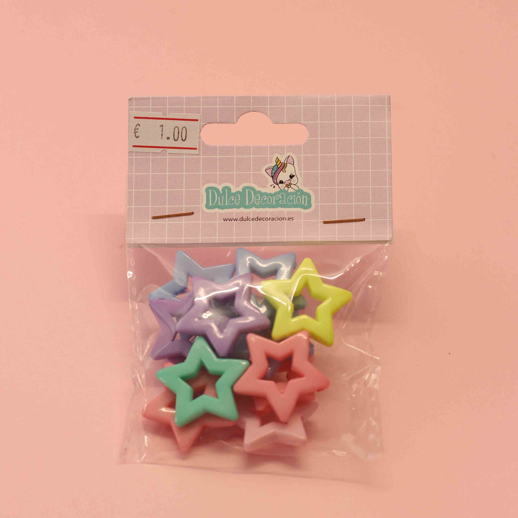 Cuentas estrellas grandes - Dulce Decoración