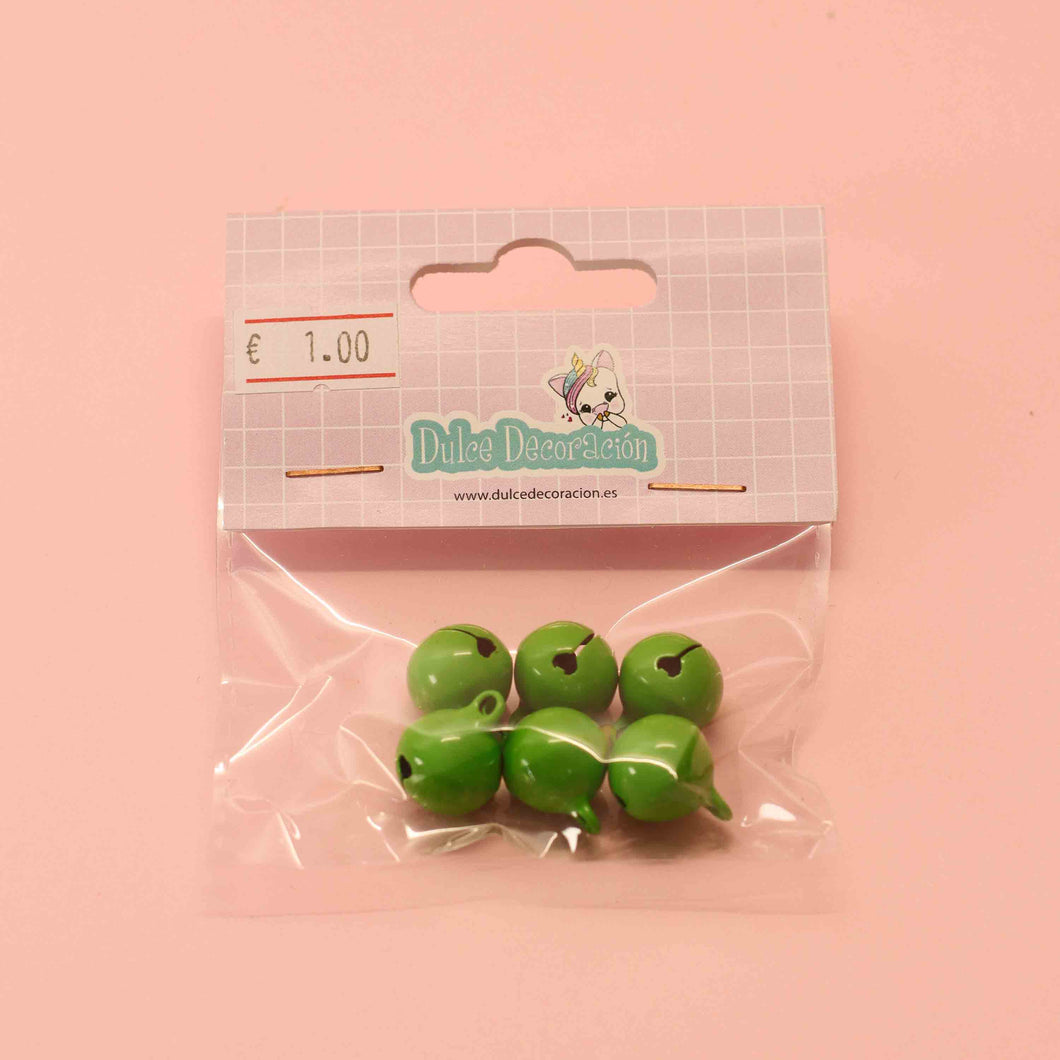 Cascabeles verde - Dulce Decoración
