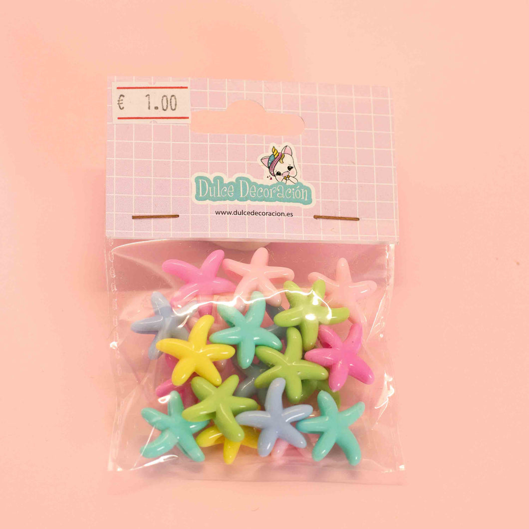 Cuentas estrellas marinas - Dulce Decoración