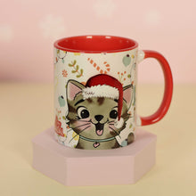 Cargar imagen en el visor de la galería, Taza gato bon nadal - Dulce Decoración
