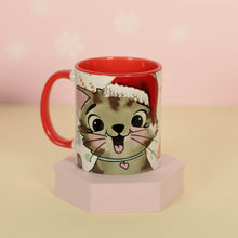Cargar imagen en el visor de la galería, Taza gato bon nadal - Dulce Decoración

