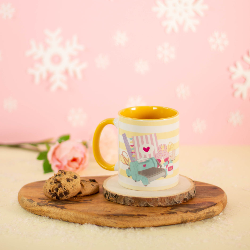 Taza scrapera amarilla