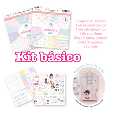 Cargar imagen en el visor de la galería, Copia de Kit curso ZUMO FRESQUITO Alejandra Algo más que Scrap (SIN cartón ) - AL SOLECITO
