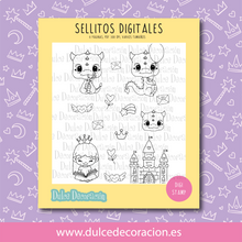 Cargar imagen en el visor de la galería, Sellito digital Mi Dulce dragón
