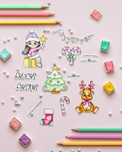 Cargar imagen en el visor de la galería, Sello Felices Fiestas by Dulce Decoración Back to Basics de Mintopía
