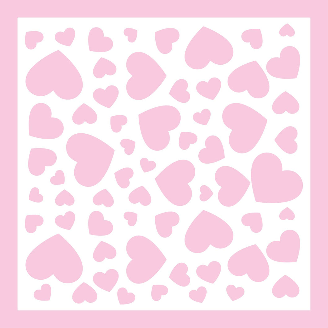 Stencil corazón remix