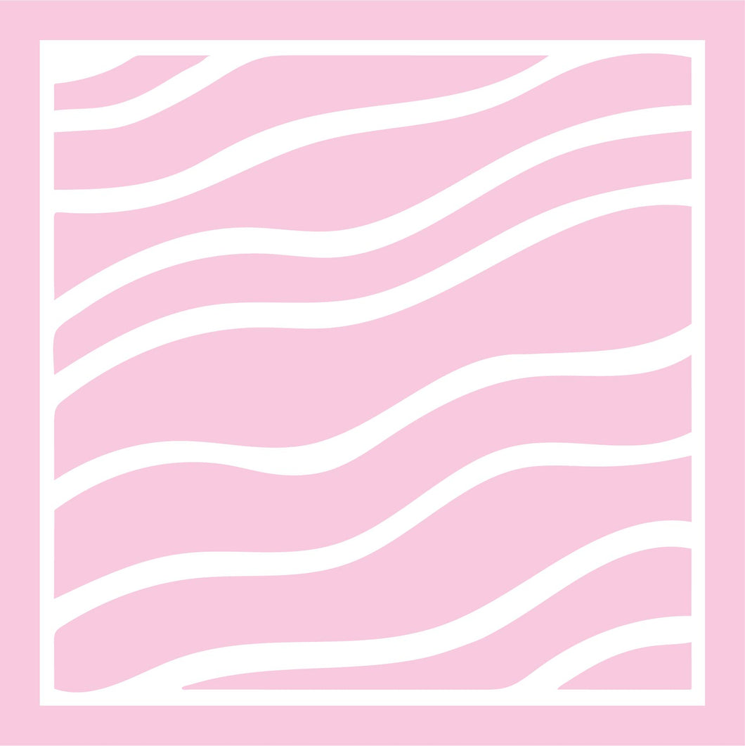 Stencil ondas de mar