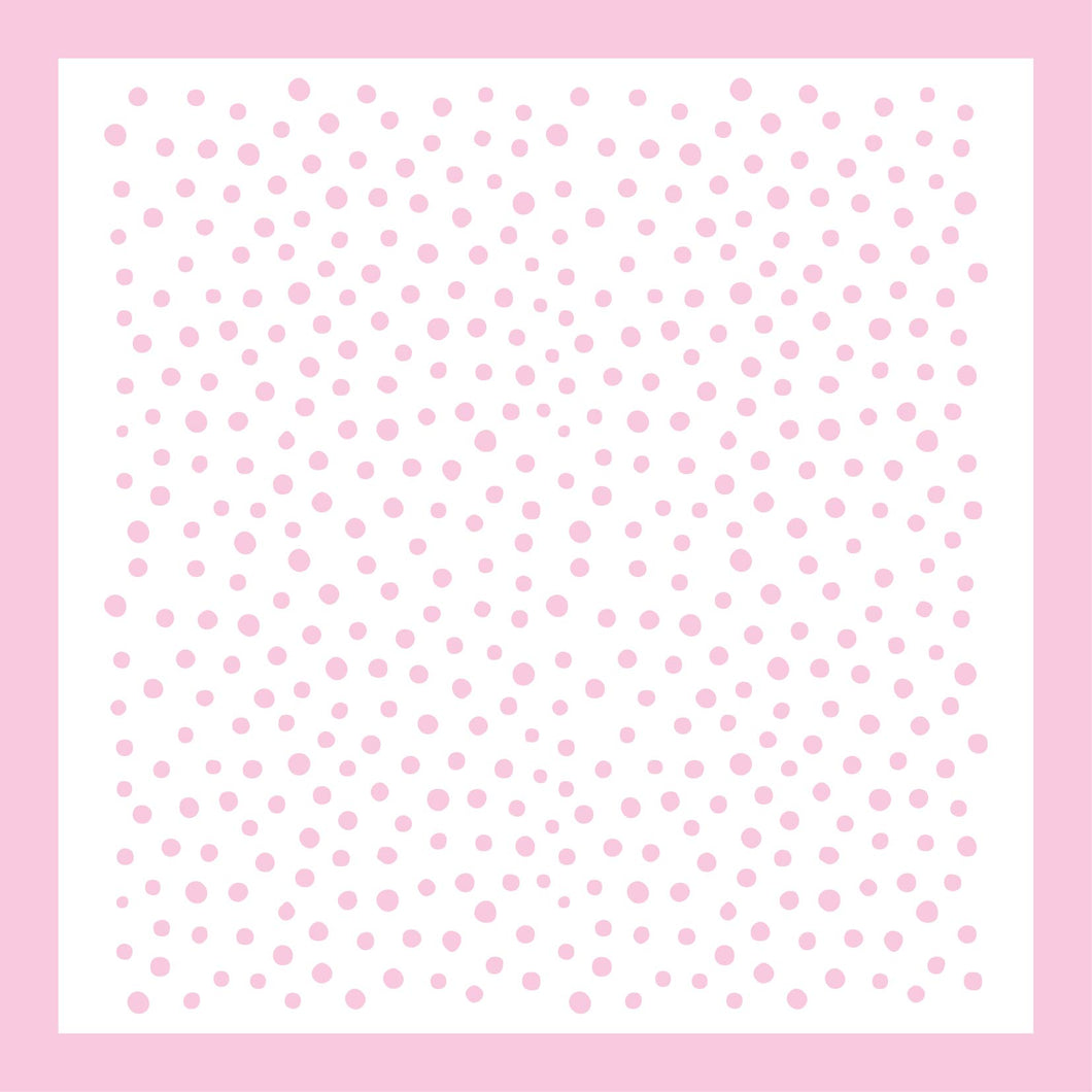 Stencil nieve y punto